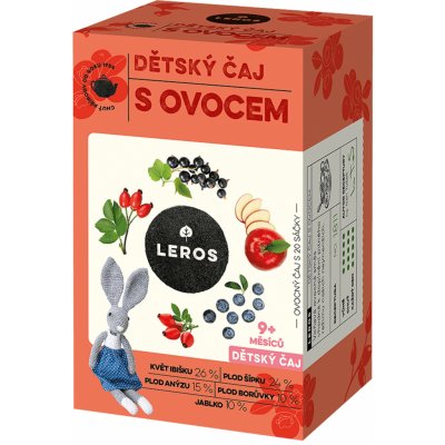 Leros s ovocem ovocný 20 x 2 g – Zboží Dáma