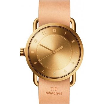 TID Watches No.1 gold / Natural Leather Wristband