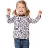 Dětské tričko Winkiki kids Wear dívčí tričko s dlouhým rukávem Leopard mléčně bílá