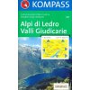 Mapa a průvodce Kompass Karte Alpi di Ledro - Valli Giudicarie