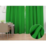 Biante Dekorační závěs Rongo RG-043 Sytě zelený 140x140 cm – Hledejceny.cz