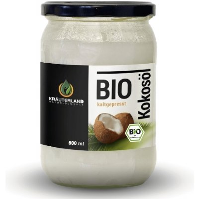 Kräuterland BIO kokosový olej 500 ml