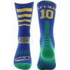 Numberoplus Dětské fotbalových ponožek č. 11 Neymar Světle modrá