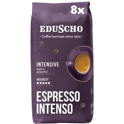 Eduscho Espresso Intenso zrnková 8 x 1 kg – Hledejceny.cz
