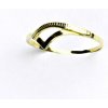 Prsteny Čištín žluté zlato prstýnek ze zlata T 808