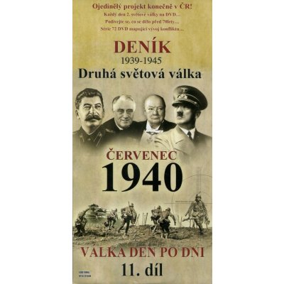 Deník 2. světové války - červenec 1940 DVD – Zbozi.Blesk.cz