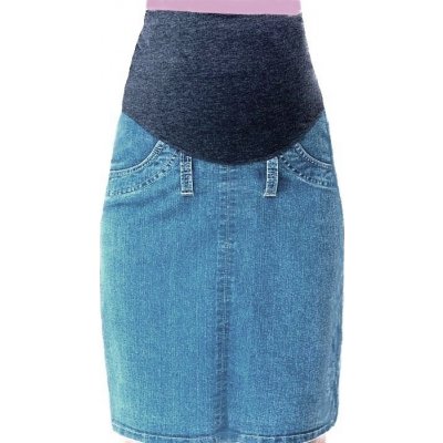 Těhotenská sukně 1S0809 modrá