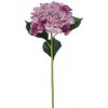Umělá hortenzie, v. 52 cm, fialová