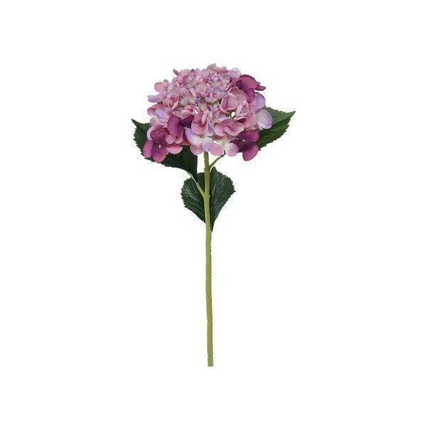 Květina Umělá hortenzie, v. 52 cm, fialová