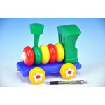 TEDDIES Lokomotiva/Vlak skládací plast 20 cm – Zboží Mobilmania