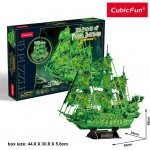 CubicFun 3D Puzzle Pirátská loď Létající Holanďan 360 ks – Zboží Mobilmania