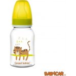 Canpol Babies láhev s potiskem Afrika tygr žlutá 120ml – Hledejceny.cz