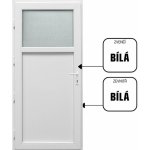 CanDo DRAVA bílé 98 x 208 cm pravé – Sleviste.cz