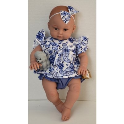Lamagik Realistické miminko holčička Alicia v letním oblečení – Zboží Mobilmania