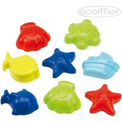 Ecoiffier Set na písek Formičky Ocean 8ks – Sleviste.cz