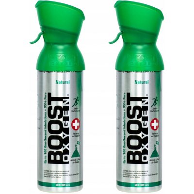 Boost Oxygen doplňkový kyslík v plechovce Přírodní Střední 2x5L – Hledejceny.cz