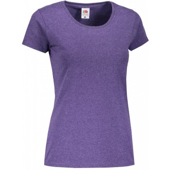 FRUIT OF THE LOOM LADY-FIT VALUEWEIGHT T HEATHER PURPLE