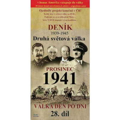 Deník 2. světové války - prosinec 1941 DVD – Zbozi.Blesk.cz