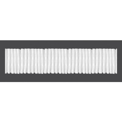 MAGAM Záclonová řasící páska, stuha F1, univerzální řasení, bílá, tužší, šířka 6cm (v metráži) – Zboží Dáma