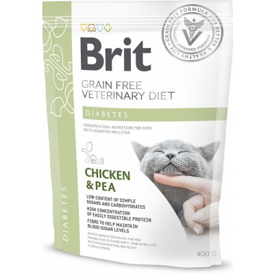 Brit Veterinary Diet Cat Grain Free Diabetes 0,4 kg – Hledejceny.cz