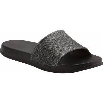 Coqui dámské pantofle Tora Black/Silver Glitter 7082-301-2200