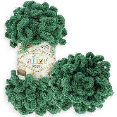 Alize Puffy 532 tmavě zelená – Sleviste.cz