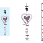 Srdce závěs dřevěné 50cm závěs JK-2481C – Hledejceny.cz