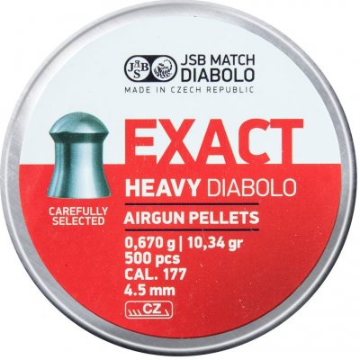 Diabolky JSB Exact Heavy 4,52 mm 500 ks – Zbozi.Blesk.cz