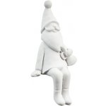Storefactory Vánoční figurka Nisse White bílá barva keramika – Hledejceny.cz