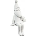 Storefactory Vánoční figurka Nisse White bílá barva keramika – Zboží Mobilmania