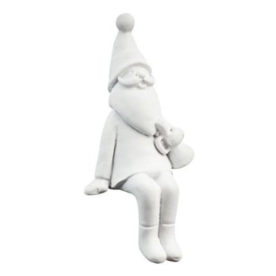 Storefactory Vánoční figurka Nisse White bílá barva keramika – Hledejceny.cz
