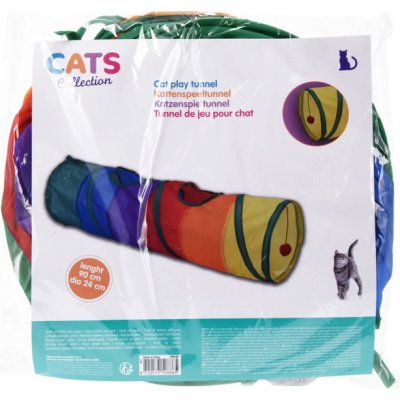 CATS Tunel pro kočky duhový 90cm