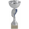 Pohár a trofej TROPHÉE VAINQUEURS Pohár C160 stříbrno-modrý 23 cm