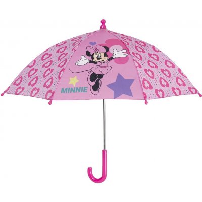 Perletti Minnie deštník dětský holový růžový – Zboží Mobilmania