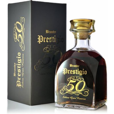 Prestigio Brandy 50 Solera Gran Reserva 40% 0,7 l (holá láhev) – Sleviste.cz