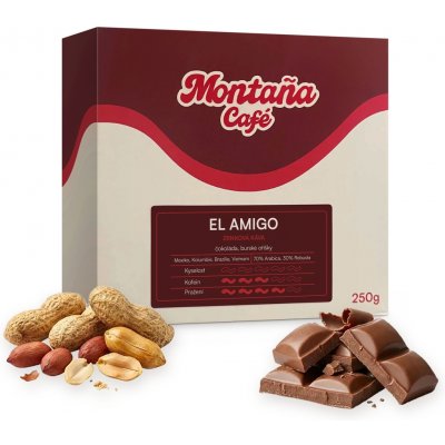 Montaña Café El Amigo zrnková 250 g – Hledejceny.cz