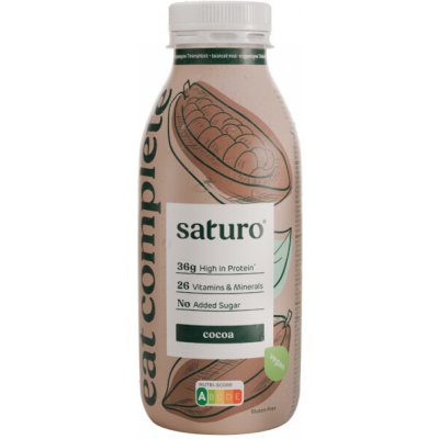 SATURO Ready To Drink Food čokoláda 400 ml – Zboží Dáma