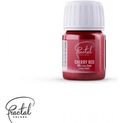 Fractal Tekutá metalická barva Cherry Red 30 ml – Sleviste.cz
