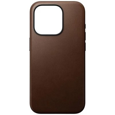 Nomad Modern Leather Case, - iPhone 15 Pro hnědé