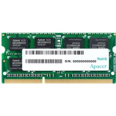 Apacer SODIMM DDR3 8GB 1600MHz CL11 V.08G2K.KAM – Zbozi.Blesk.cz