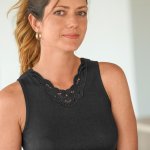 Blancheporte Košilka bez rukávů černá – Sleviste.cz