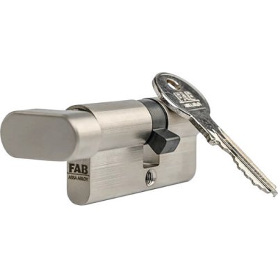 Assa Abloy FAB 2, 30+35, s knoflíkem, 3 klíče, L92SB11312.1140 – Zboží Mobilmania