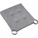 Bellatex hladký Ulla Šedá 40x40 cm hladký na suchý zip – Zboží Dáma