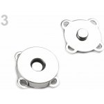 Pro Háčkování Magnetické zapínání 10 mm, nikl – Zboží Dáma