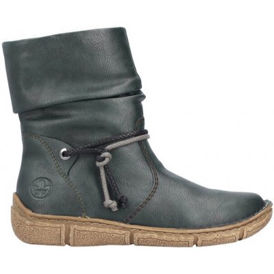 Rieker dámská kotníková obuv Z3774-54 zelená – Hledejceny.cz