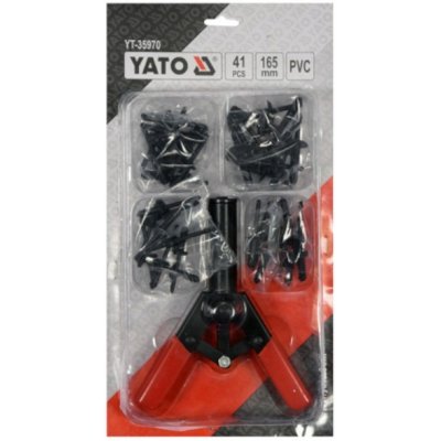 Yato Nýtovačka ruční 165 mm, plastové nýty 5;6,3;6,6 mm 41 ks YT-35970 – Sleviste.cz