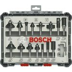 Bosch Sada fréz, pracovní délka: 49–65 mm, Ø13/16/13/35/25/16/32/32/27/29/19/25/8/10/16 mm 2607017472 – Sleviste.cz