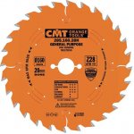CMT Orange Industrial D:200x3,2mm d:30mm Z:48 Pilový kotouč pro podélné a příčné řezy C28504808M odhlučněný – Sleviste.cz