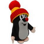 Krtek s kulichem červeno žlutým 15 cm – Zboží Mobilmania