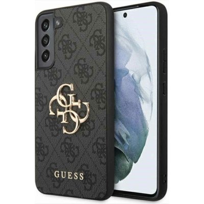 Pouzdro Guess PU 4G Metal Logo Samsung Galaxy S23+ šedé